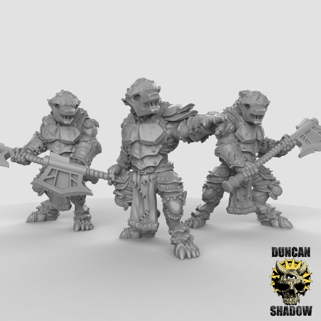 Armoured Wolfen Resin Miniature for DnD | Tabletop Gaming