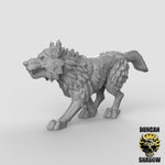 Wolves Resin Miniature for DnD | Tabletop Gaming