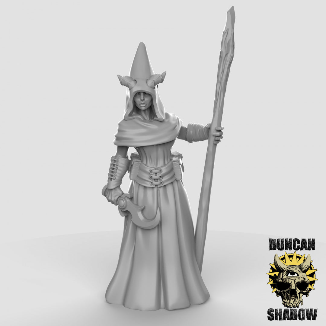 Tiefling Sorcerers Resin Miniature for DnD | Tabletop Gaming