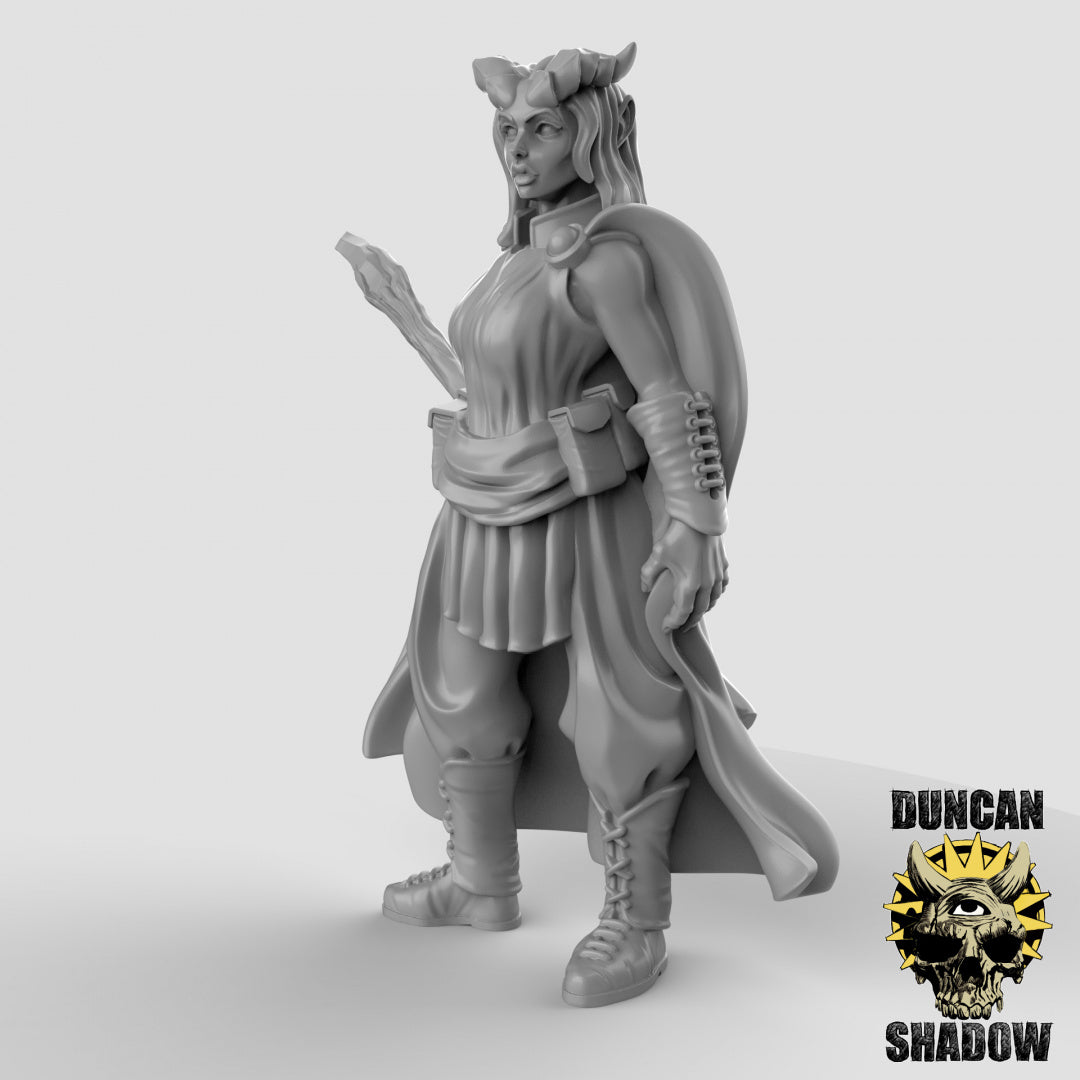 Tiefling Sorcerers Resin Miniature for DnD | Tabletop Gaming