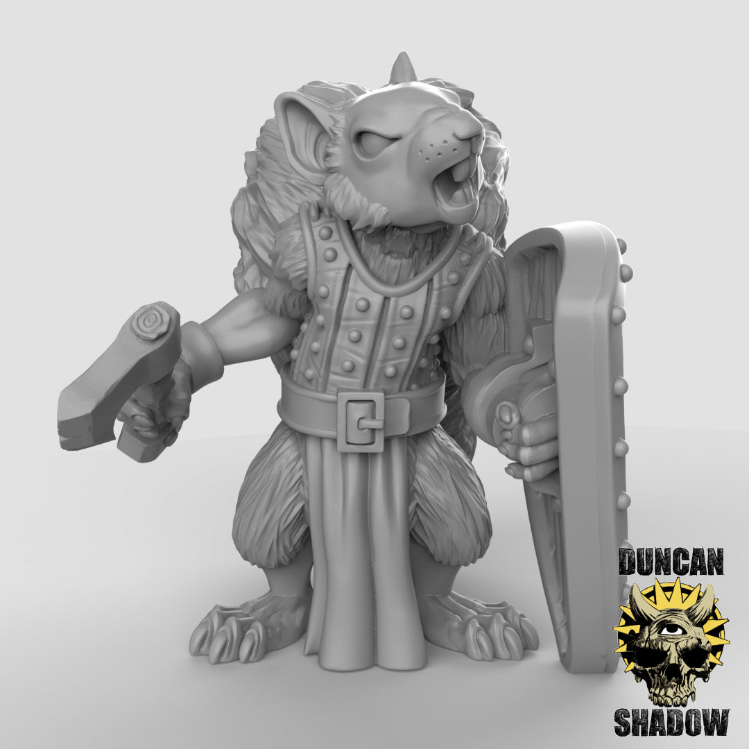 Scurryni Fighters Resin Miniature for DnD | Tabletop Gaming