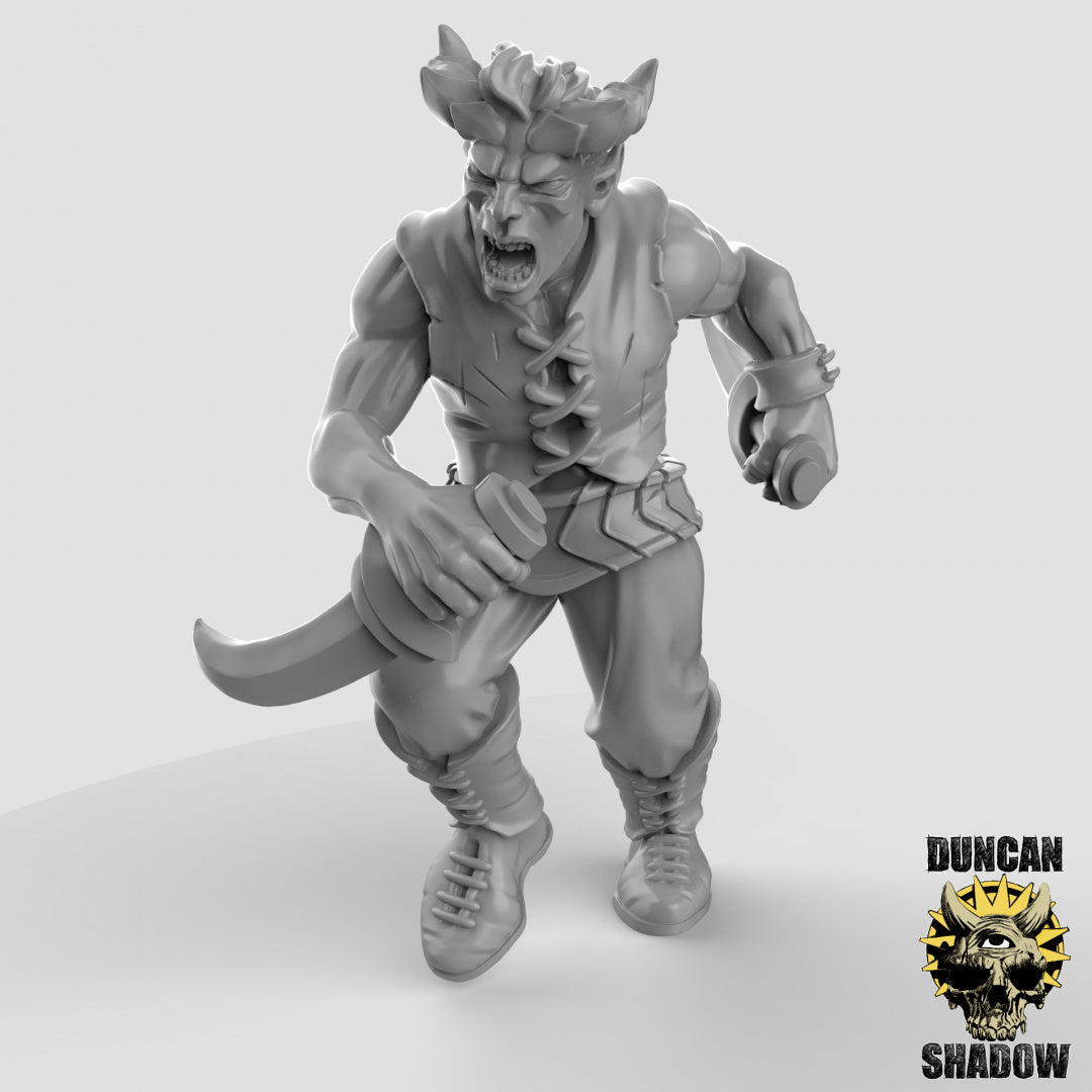 Tiefling Rogues Resin Miniature for DnD | Tabletop Gaming