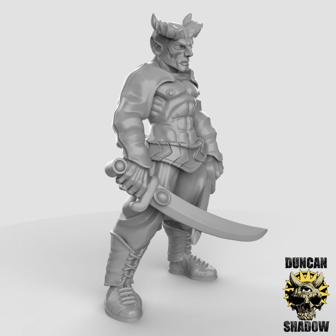 Tiefling Rogues Resin Miniature for DnD | Tabletop Gaming