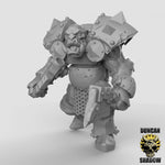 Armored Orcs Resin Miniature for DnD | Tabletop Gaming