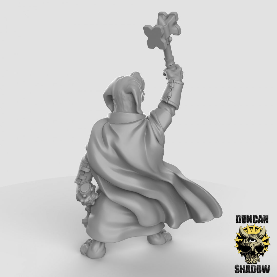 Beagle Clerics Resin Miniatures for DnD | Tabletop Gaming I Dungeons and Dragons | Pathfinder I RPG