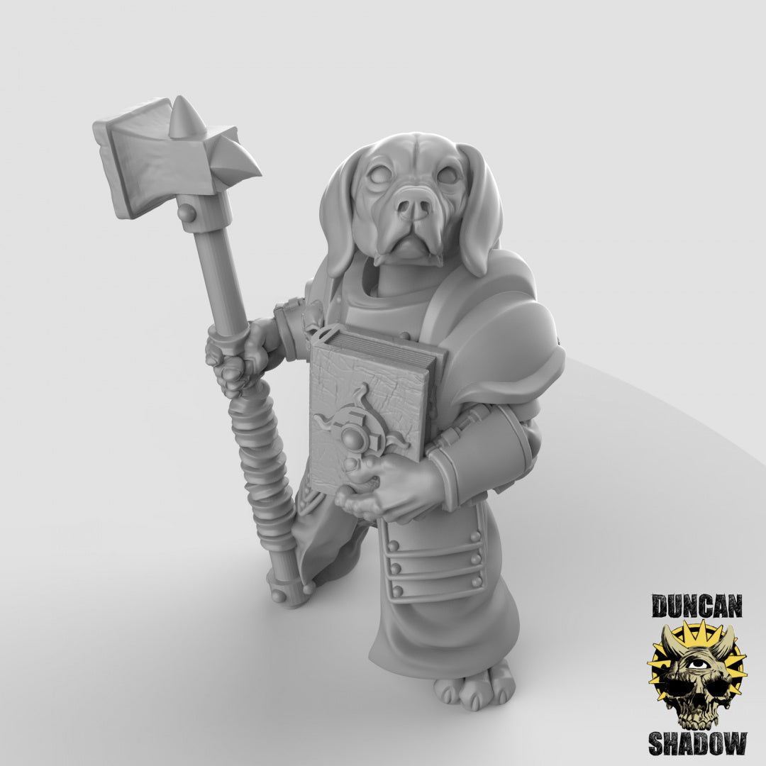 Beagle Clerics Resin Miniatures for DnD | Tabletop Gaming I Dungeons and Dragons | Pathfinder I RPG