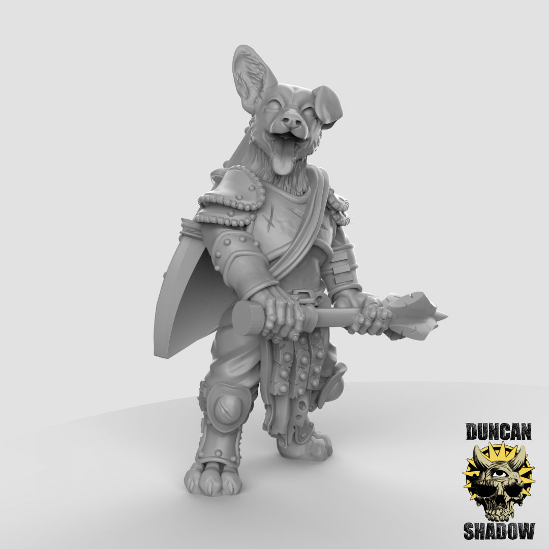 Corgi Fighters Resin Miniature for DnD | Tabletop Gaming