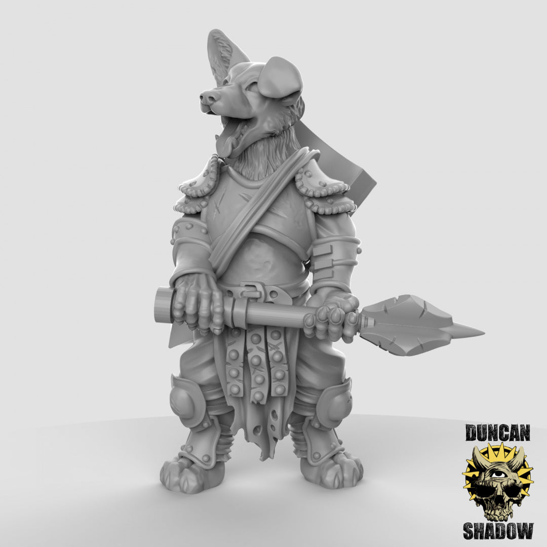 Corgi Fighters Resin Miniature for DnD | Tabletop Gaming