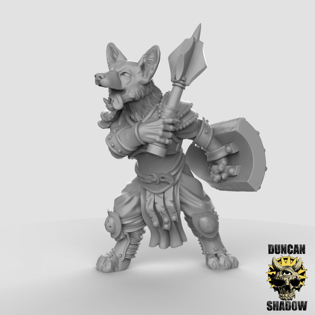 Corgi Fighters Resin Miniature for DnD | Tabletop Gaming