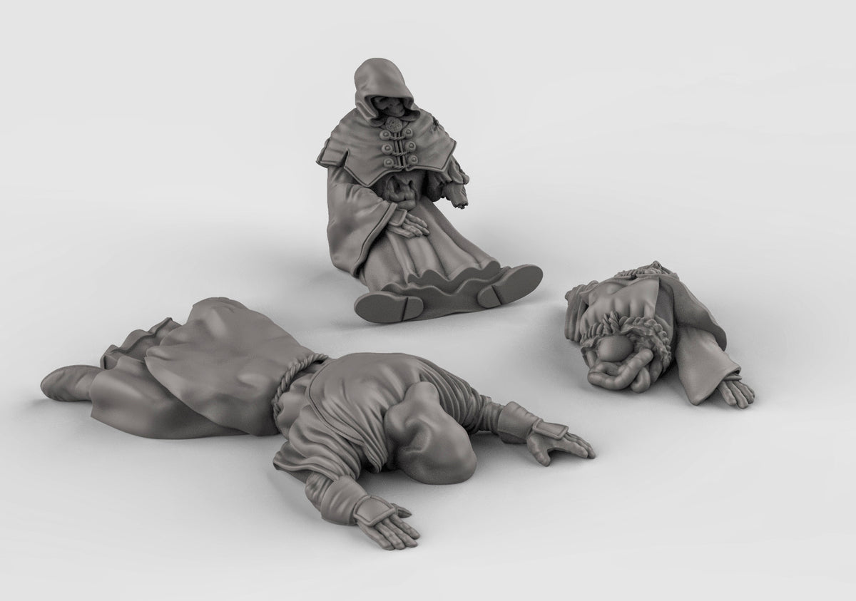 Dead Cultists Resin Miniature for DnD | Tabletop Gaming