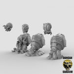 Plague Demons Riding Fly's Resin Models for Dungeons & Dragons & Board RPGs