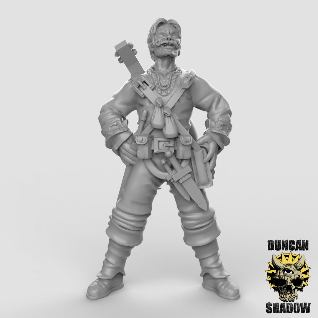 Bard Resin Models for Dungeons & Dragons & Board RPGs