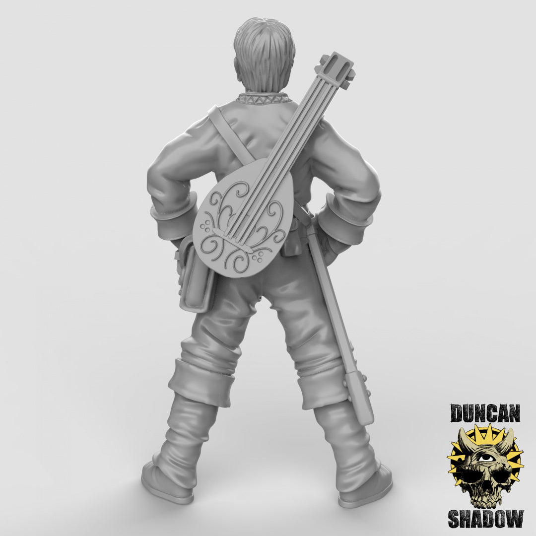 Bard Resin Models for Dungeons & Dragons & Board RPGs