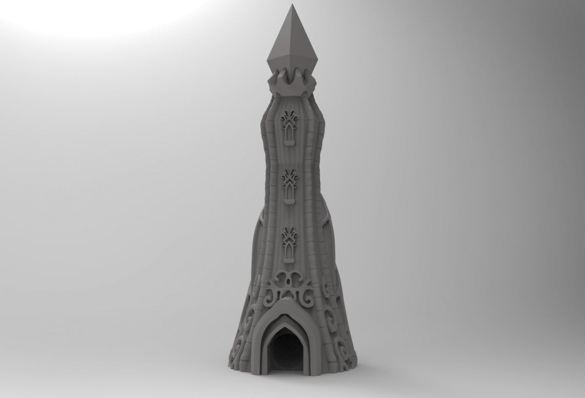 ElfDice Tower Model for Dungeons & Dragons & Board RPGs
