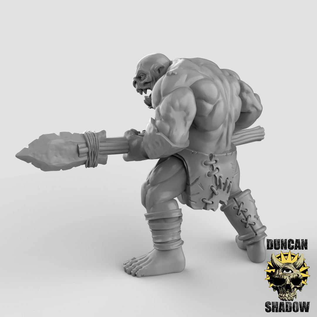 Orcs with Spears Resin Miniature for DnD | Tabletop Gaming