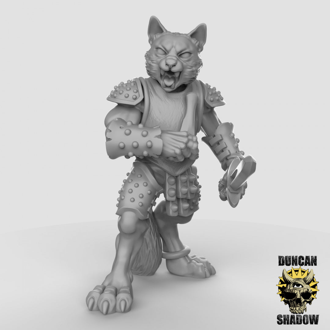 Cat Folk Bandits Resin Models for Dungeons & Dragons & Board RPGs