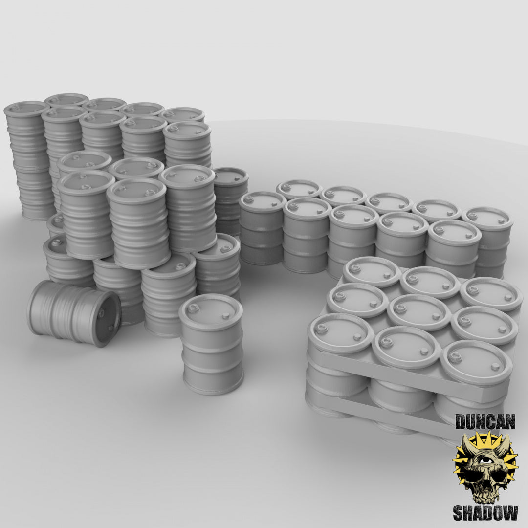 Barrel Terrain x 60 Barrels for Dungeons & Dragons | Roleplaying Games