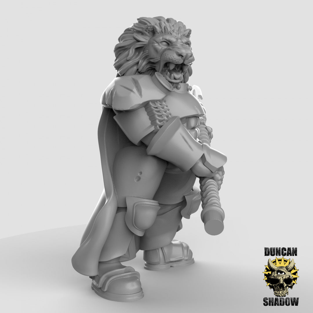 Lion Knights Resin Models for Dungeons & Dragons & Board RPGs