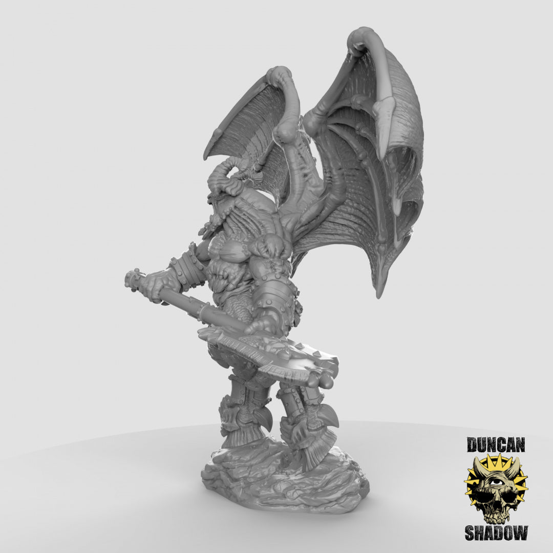 Balor with Axe Resin Miniature for DnD | Tabletop Gaming
