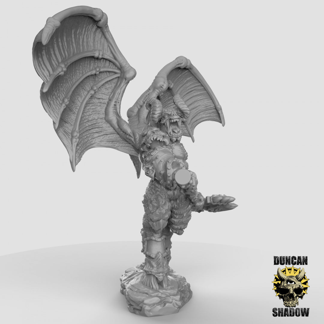 Balor with Axe Resin Miniature for DnD | Tabletop Gaming
