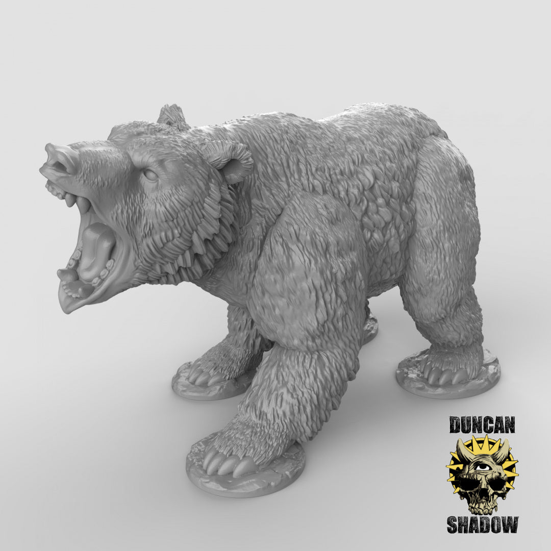 Bears Resin Miniature for DnD | Tabletop Gaming