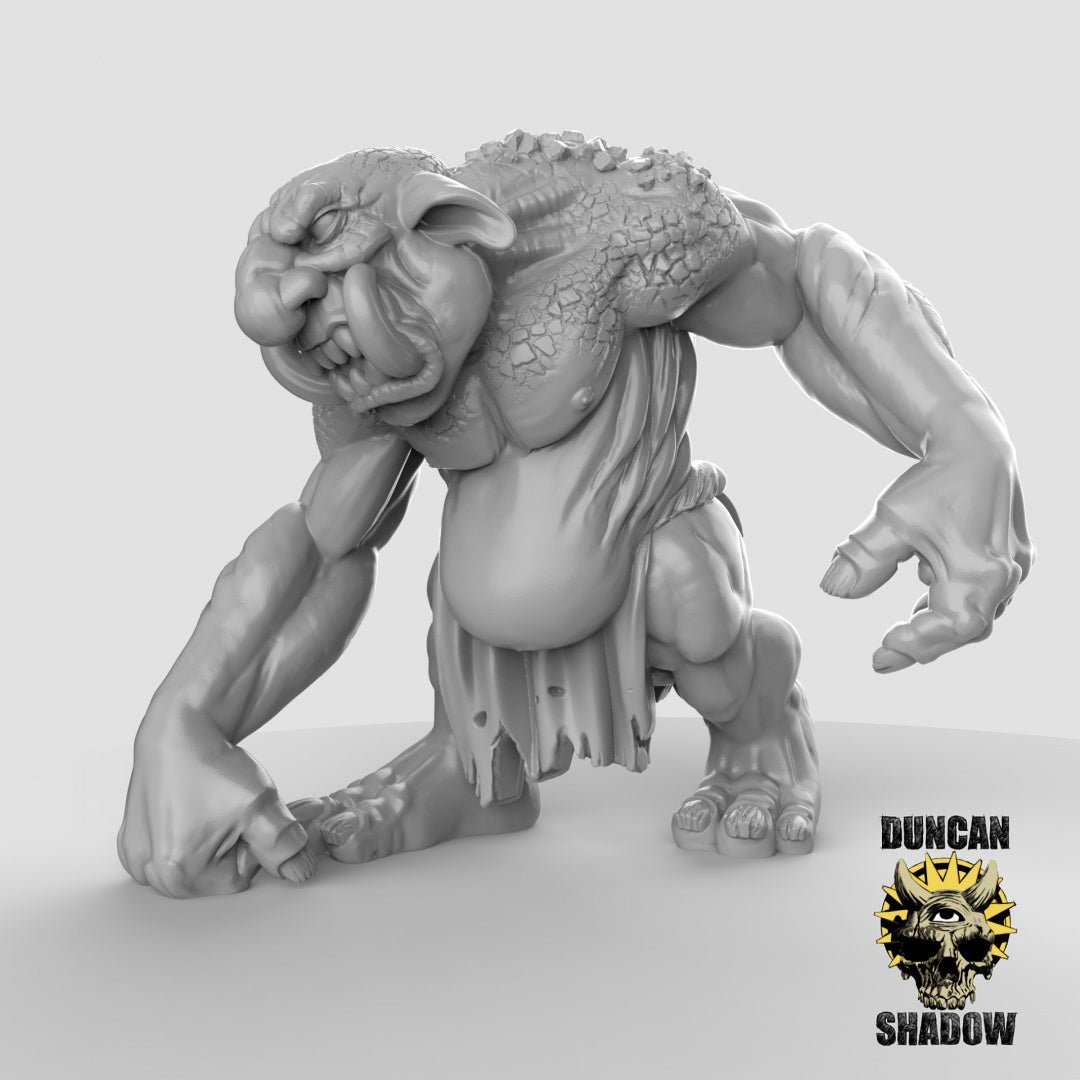 Stone Troll Resin Miniature for DnD | Tabletop Gaming