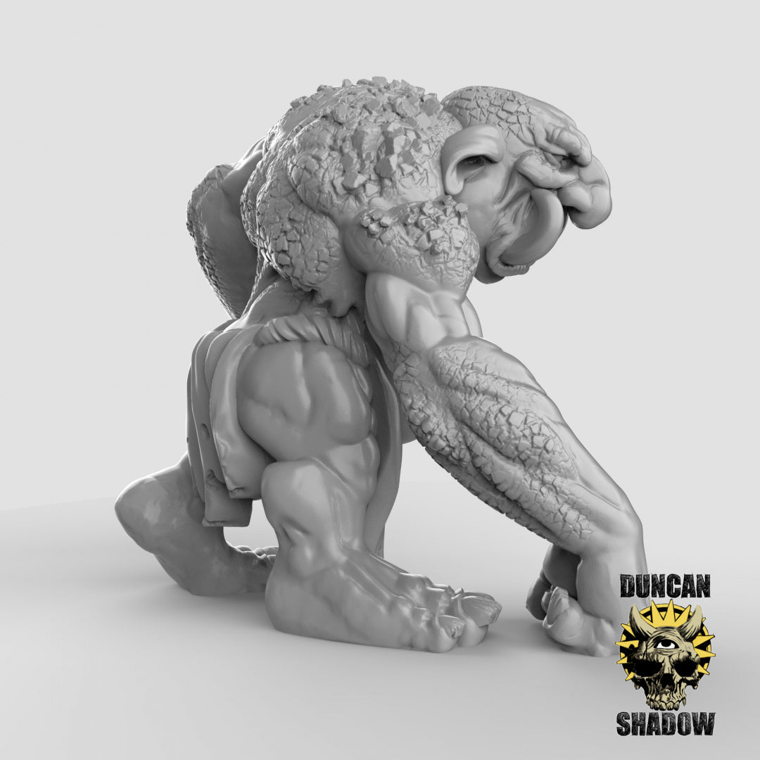 Stone Trolls resin miniature - view 4