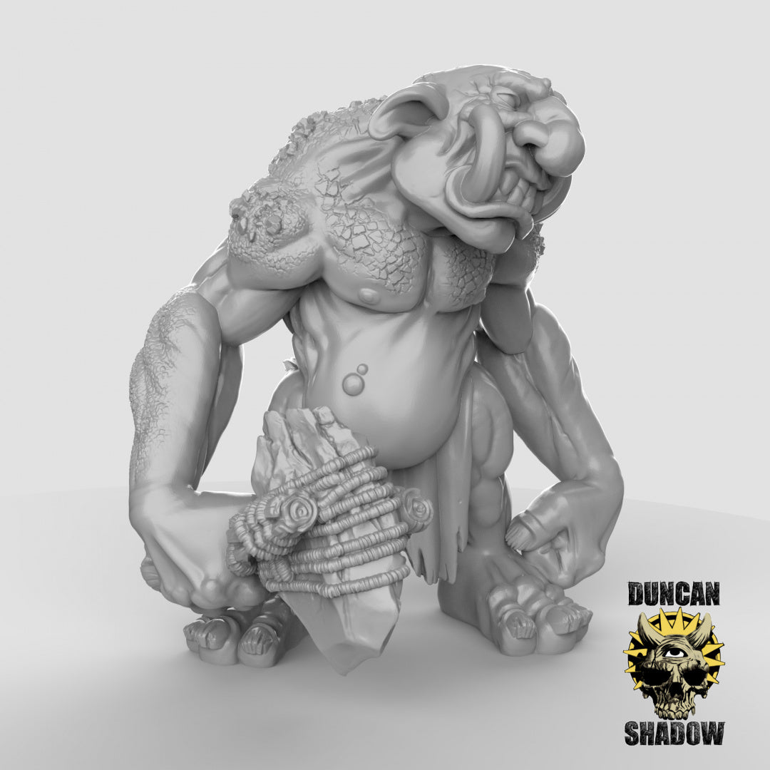 Stone Trolls resin miniature - view 8