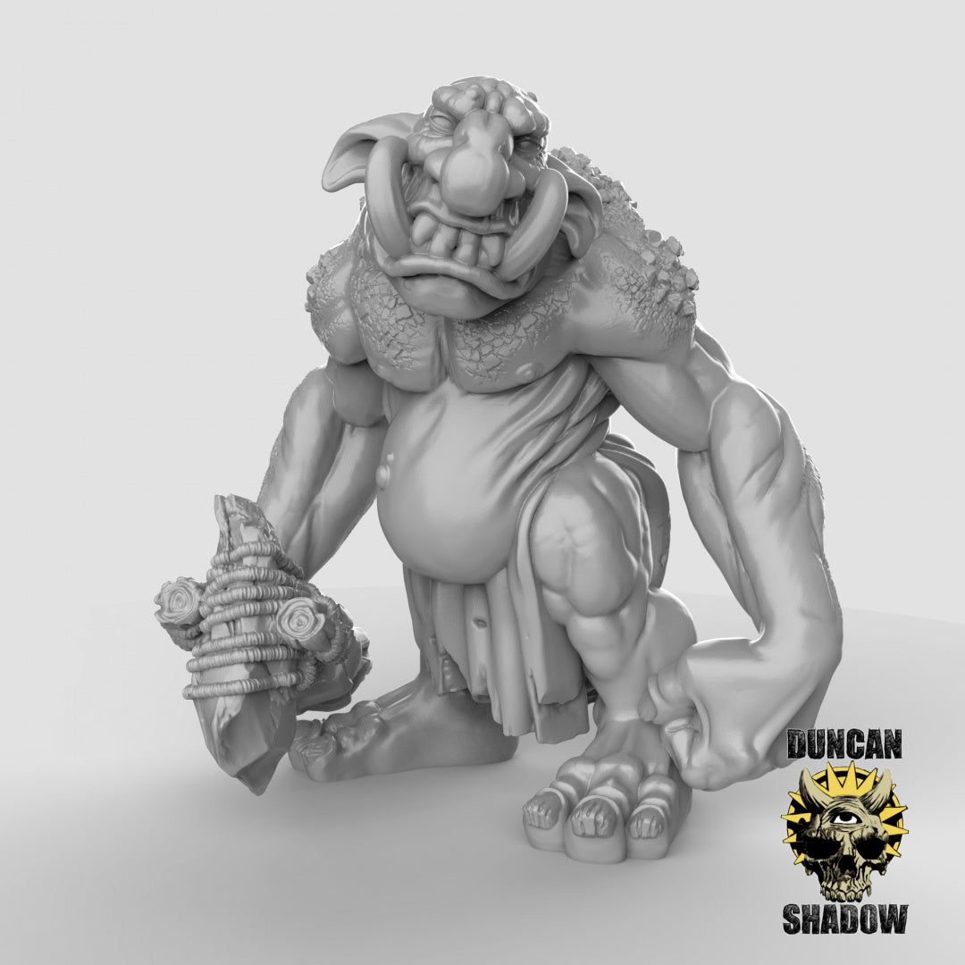 Stone Trolls resin miniature - view 7