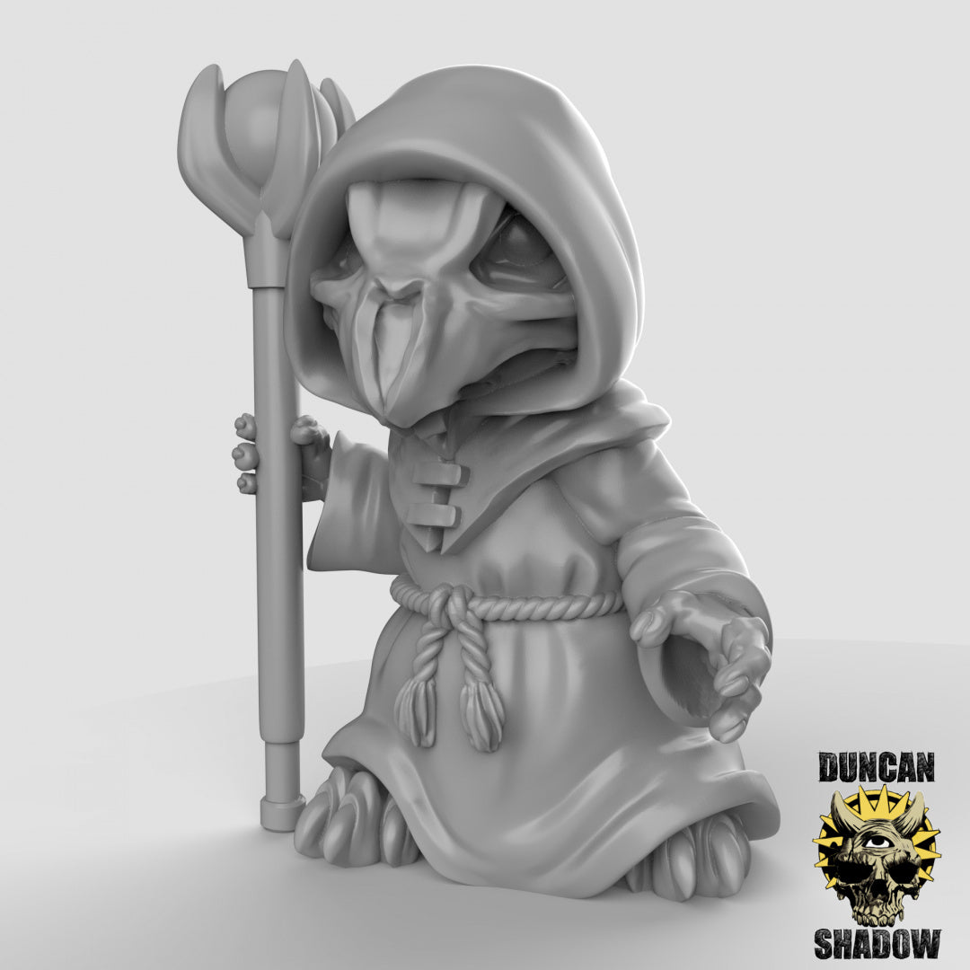 Mousle Necromancers Resin Models for Dungeons & Dragons & Board RPGs