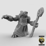 Boggard Necromancers Resin Models for Dungeons & Dragons & Board RPGs