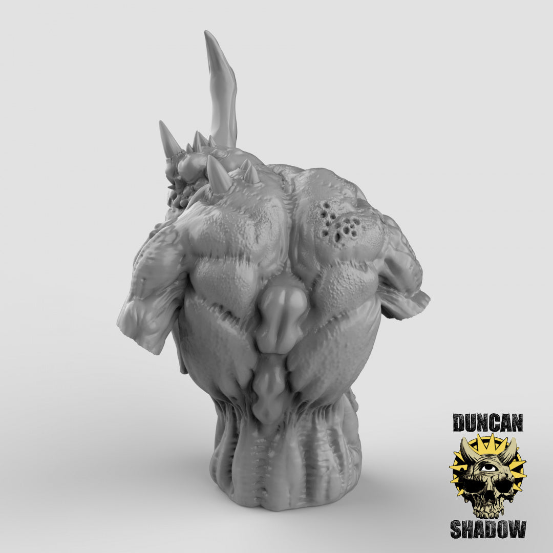 Plague Demon Bust Resin Miniature for DnD | Tabletop Gaming