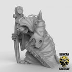 Plague Monks With Staves Resin 3D Models for Dungeons & Dragons & Board RPGs