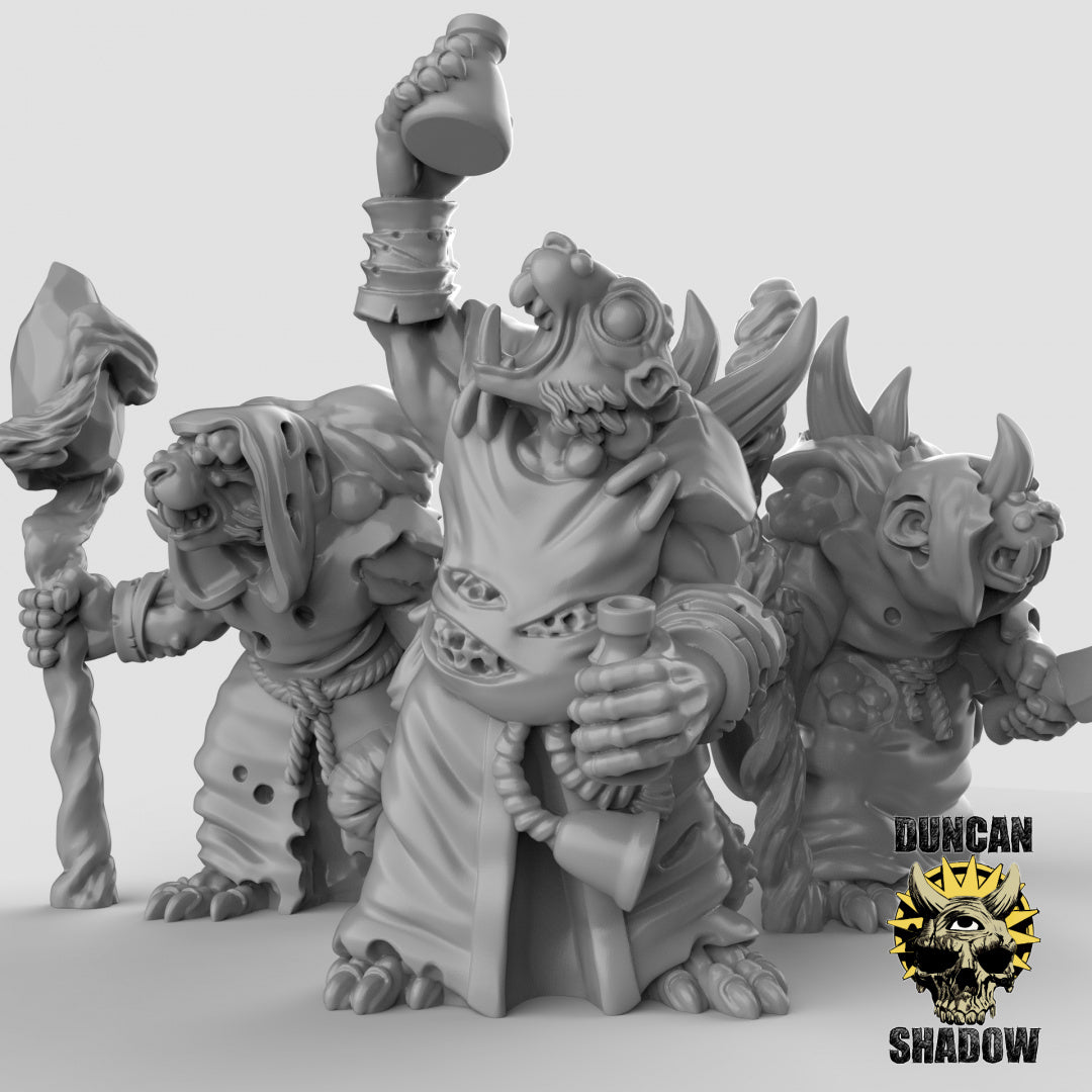 Plague Priests Resin Miniature for DnD | Tabletop Gaming