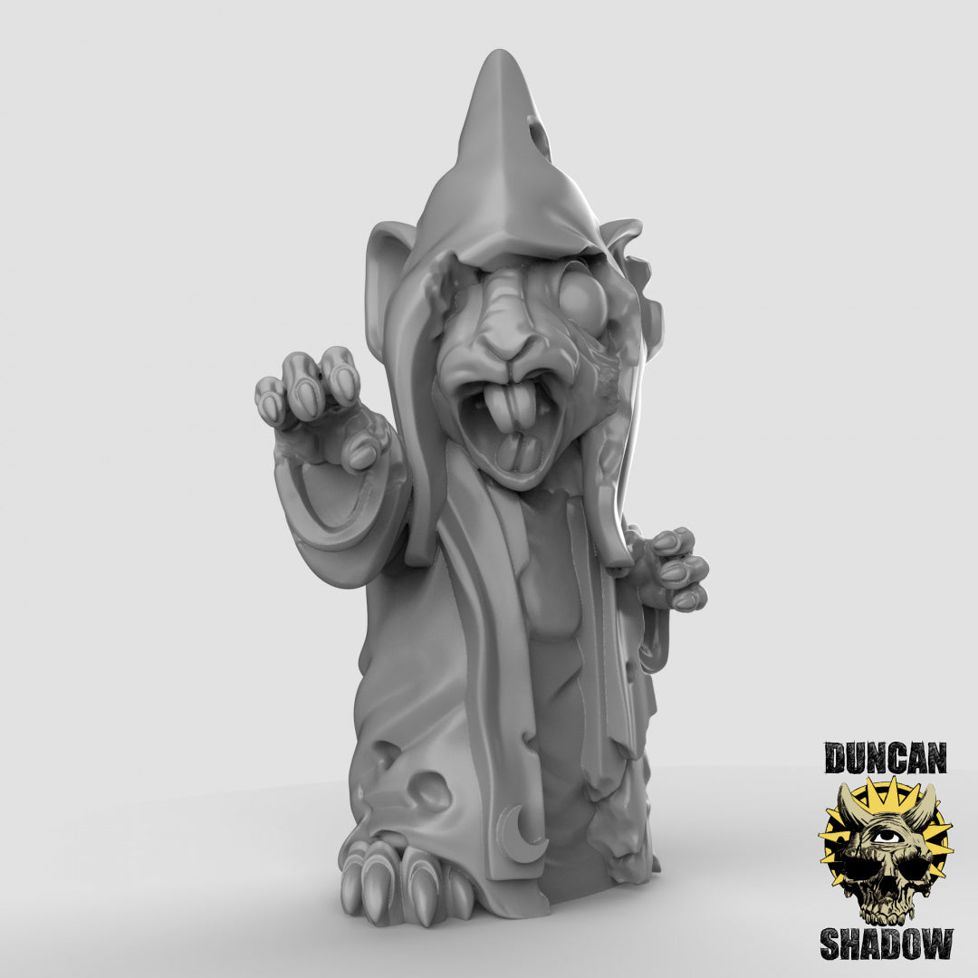Zombie Mousle Cultists Resin Models for Dungeons & Dragons & Board RPGs