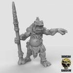 Koa Toa Fish Folk with Spears Resin Models for Dungeons & Dragons & Board RPGs