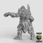 Koa Toa Fish Folk with Spears Resin Models for Dungeons & Dragons & Board RPGs