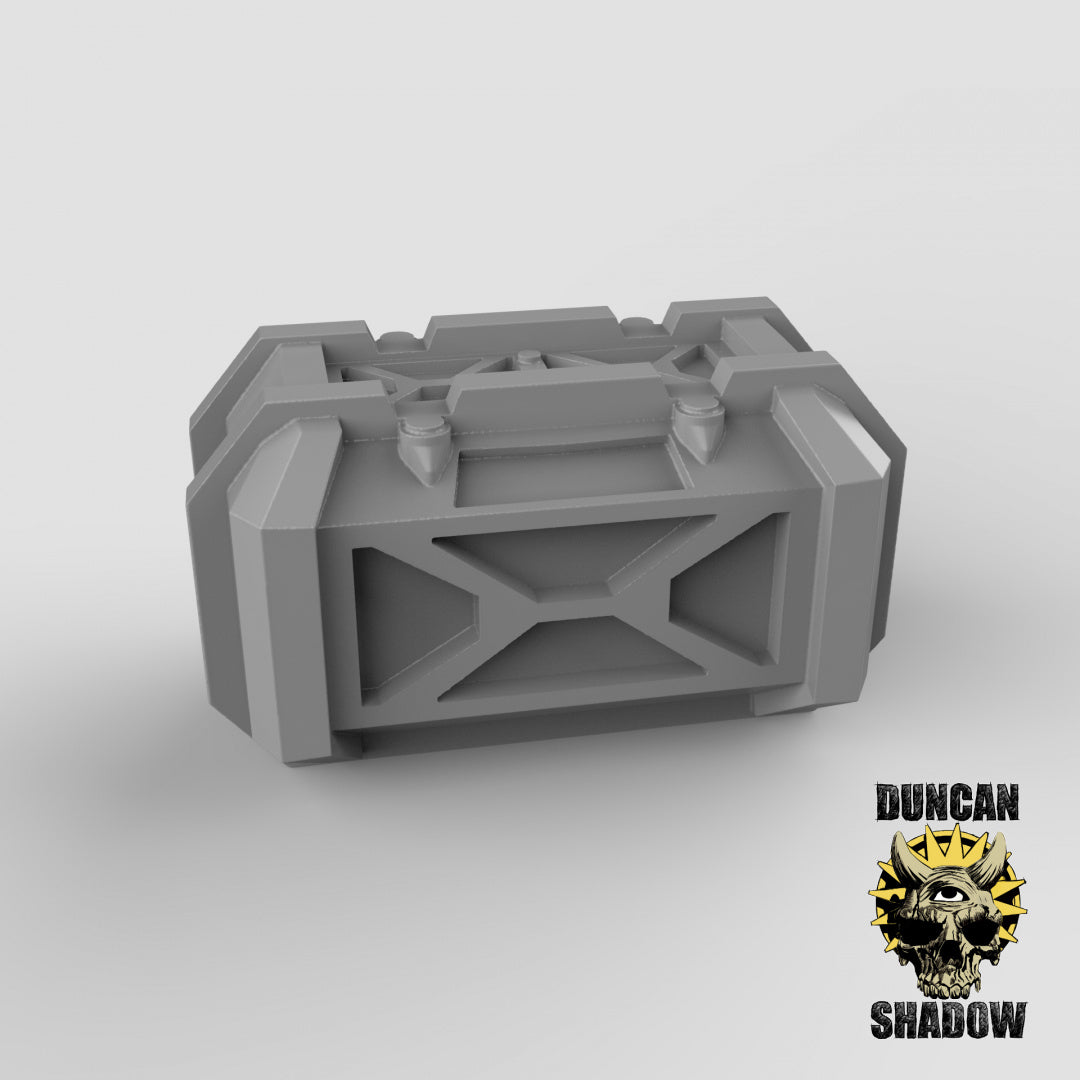 Sci Fi Batterys and Crates TerrainResin Models for Dungeons & Dragons & Board RPGs