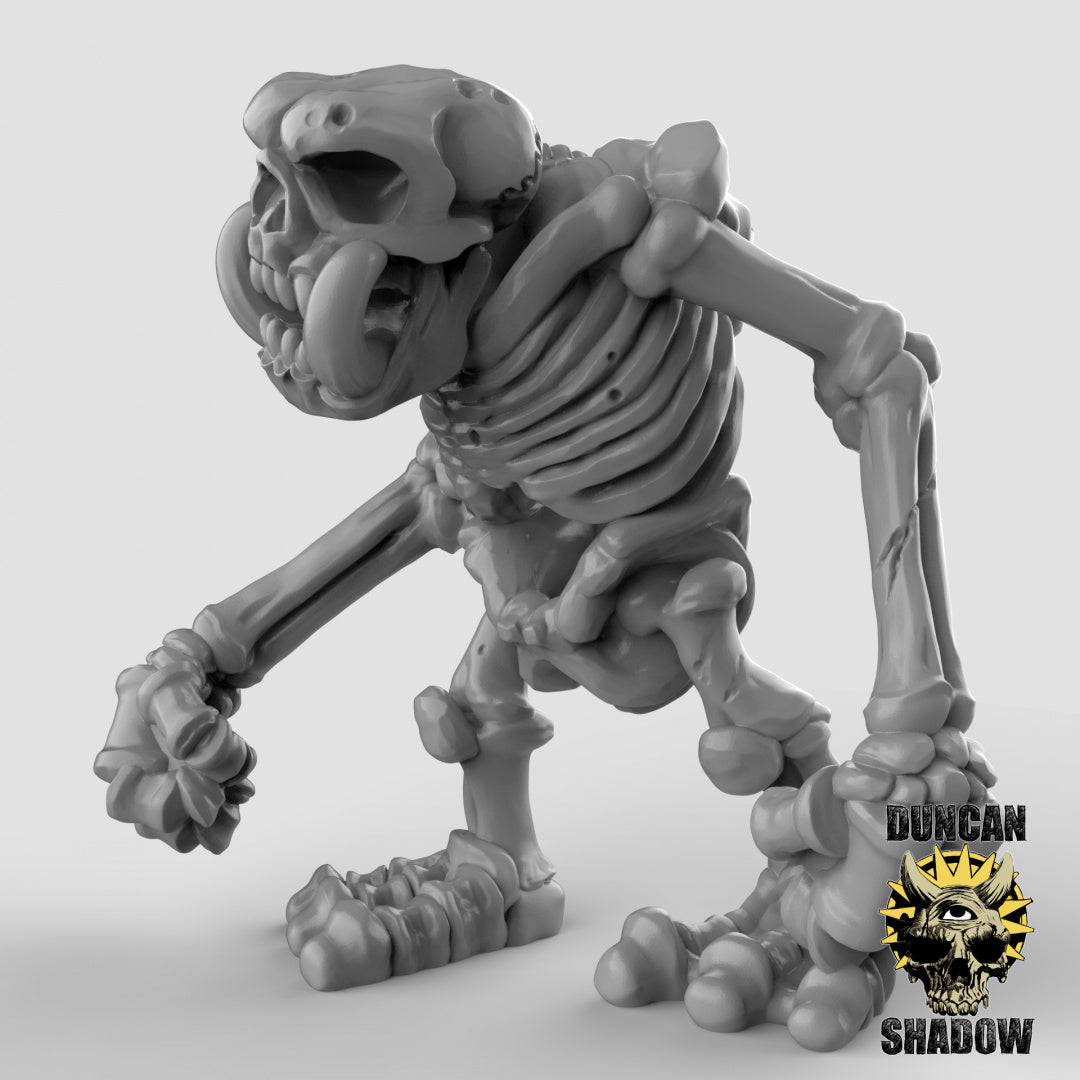 Skeleton Stone Troll Resin Miniature for DnD | Tabletop Gaming
