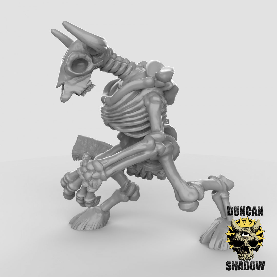 Minotaur Skeletons Resin Miniature for DnD | Tabletop Gaming