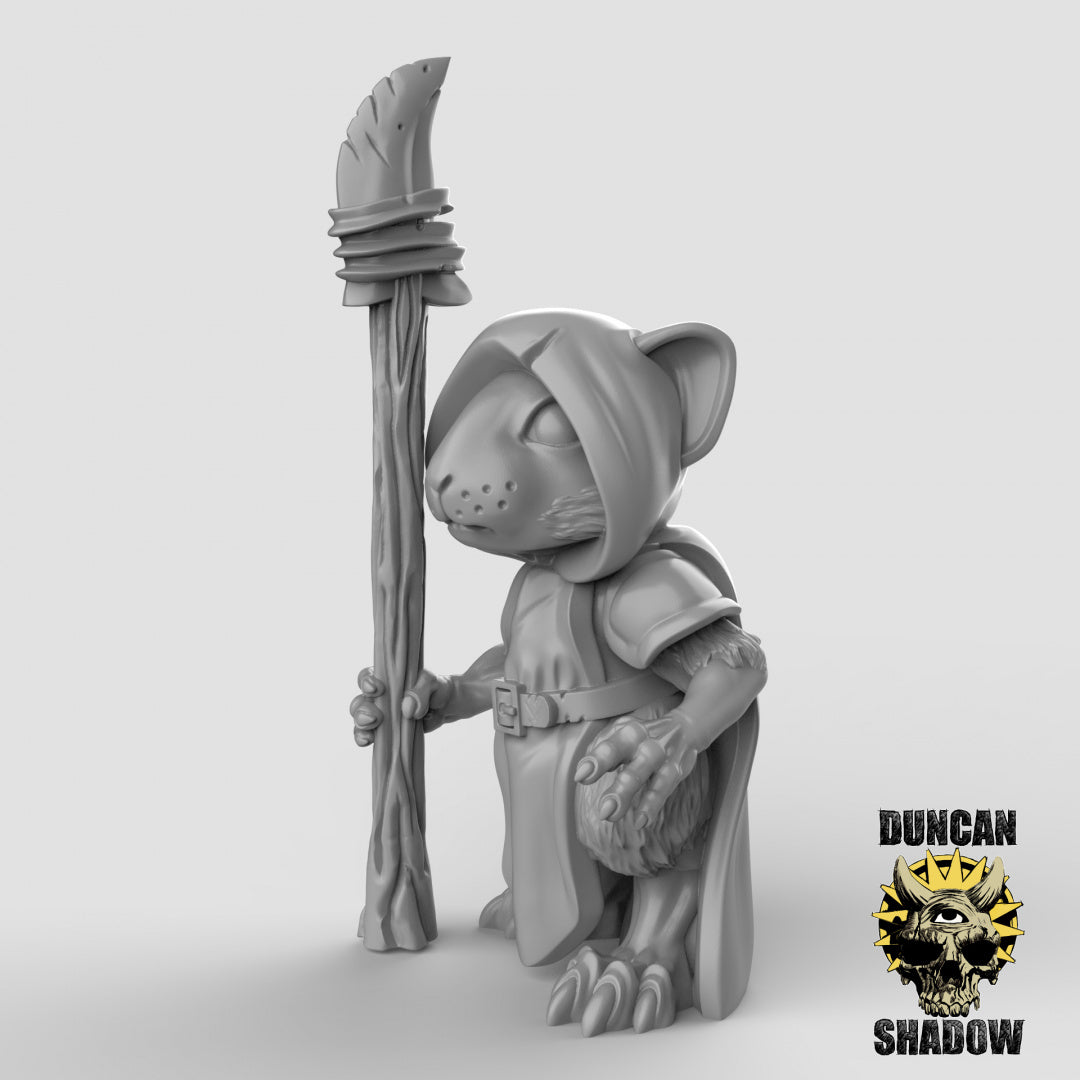 Mousle Rangers with Spears resin miniature - view 5