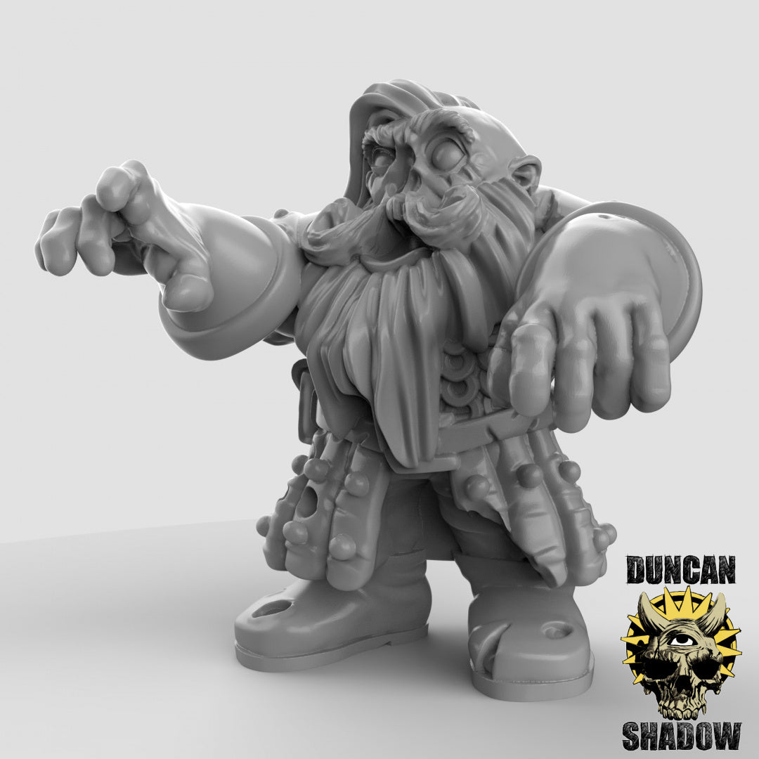Zombie Dwarfs Resin Miniature for DnD | Tabletop Gaming