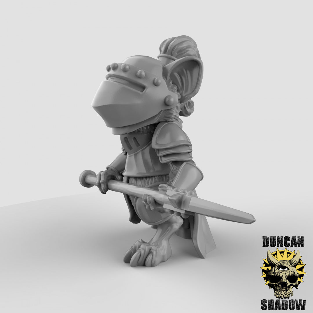 Mousle Knights with Spears resin miniature - view 6