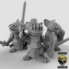 Mousle Knights with Swords resin miniature for DnD and tabletop RPGs