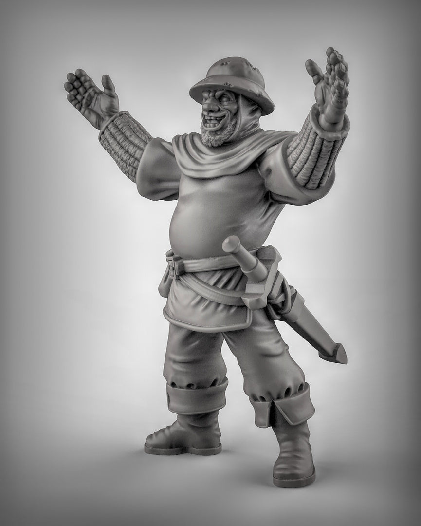 Happy Guards Resin Miniature for DnD | Tabletop Gaming