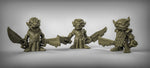 Goblins with Hand Weapons Resin 3D Models for Dungeons & Dragons & Board RPGs