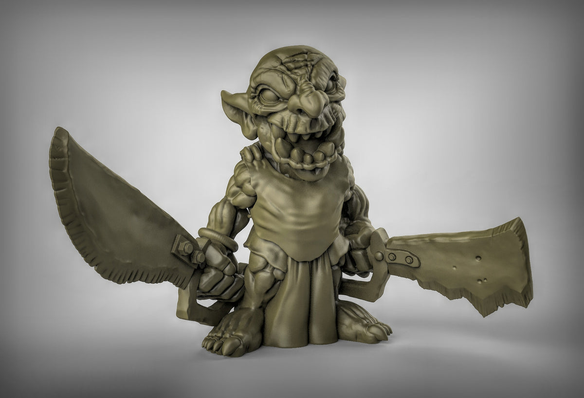 Goblins with Hand Weapons Resin Miniature for DnD | Tabletop Gaming