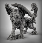 Manticore Resin 3D Model for Dungeons & Dragons & Board RPGs