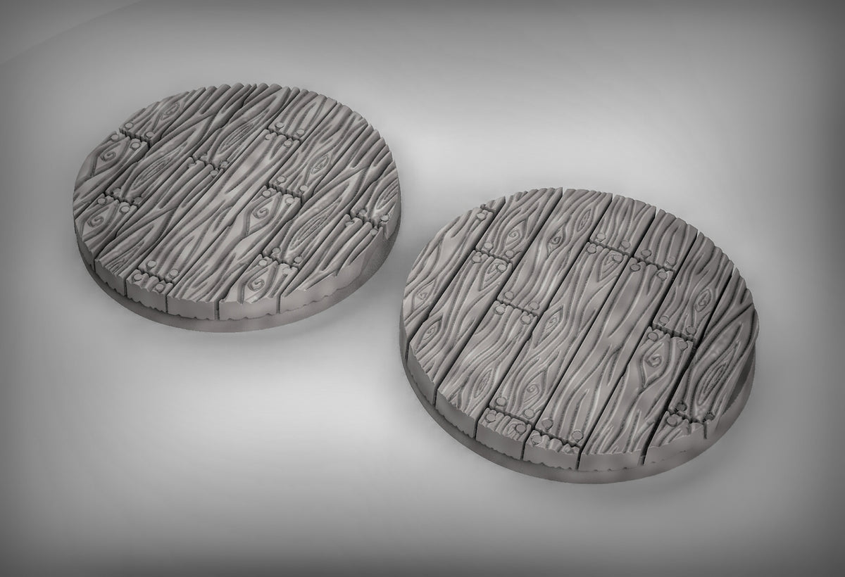 Wood Floor bases Resin Miniature for DnD | Tabletop Gaming