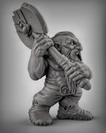 Dwarf Berserkers With Doublehanded Weapons Resin Miniature for DnD | Tabletop Gaming